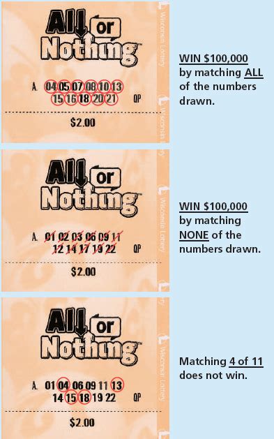 all or nothing check your ticket.